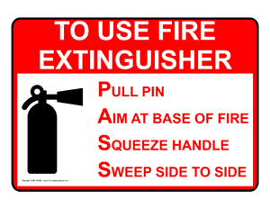 How to use a Fire Extinguisher How to use a Fire Extinguisher